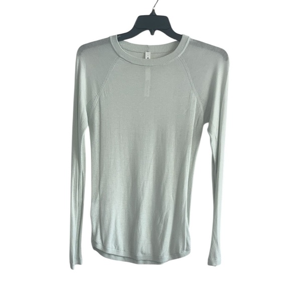 Lululemon Lightweight Boolux Sweater Ocean Air Size 6 - Picture 6 of 12